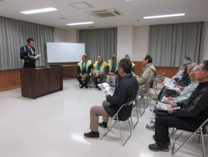 交通安全講話写真