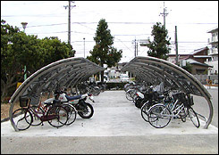 サイクル＆ライド駐輪場の写真