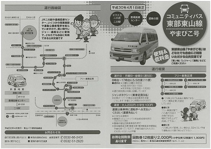 東部地区パンフレット表面