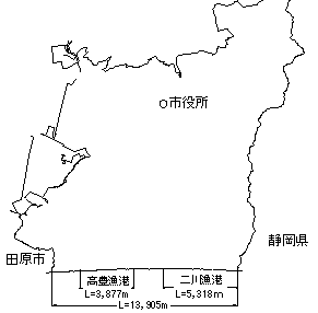 漁港位置図イメージ図