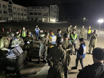 自衛隊炊事支援統制訓練