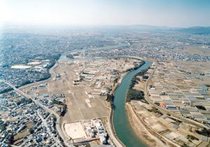 豊川と三河湾の画像