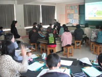 訪問授業(まもれ!未来の生態系!)の様子の画像