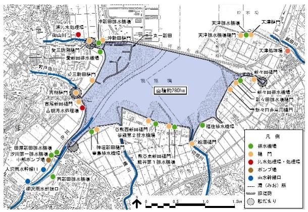 汐川干潟全図