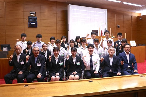 令和３年度所信表明集合写真