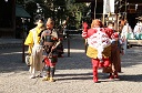 豊橋鬼祭「赤鬼と天狗のからかい」