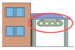 図：アーケード広告