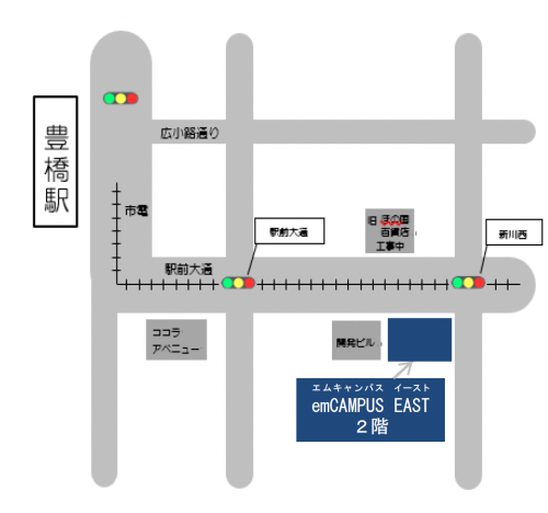 エムキャンパス地図