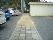 通路補修作業後