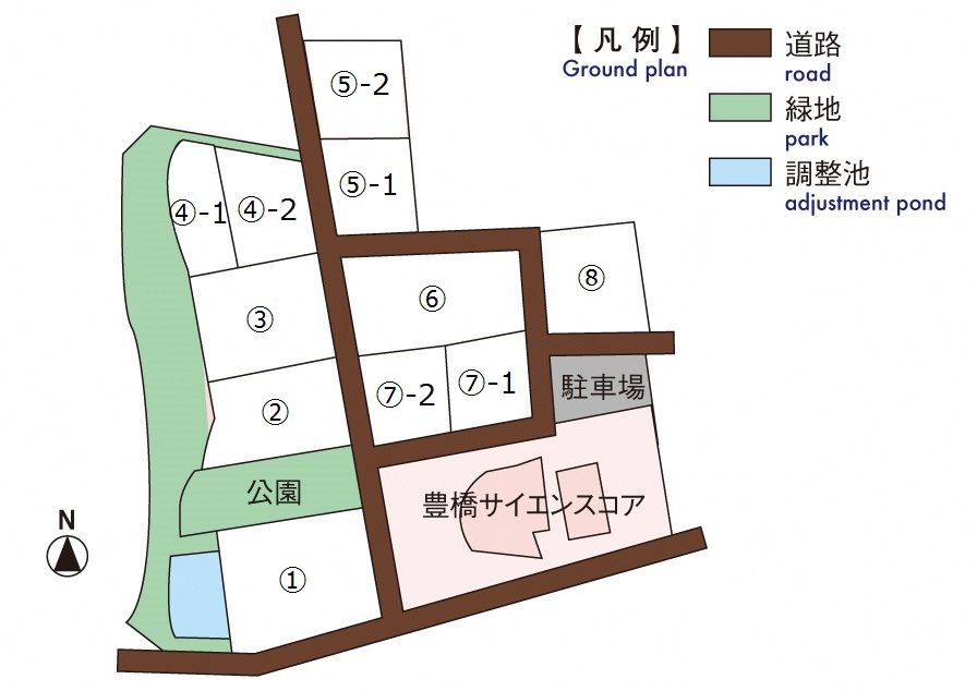 豊橋リサーチパーク区画図